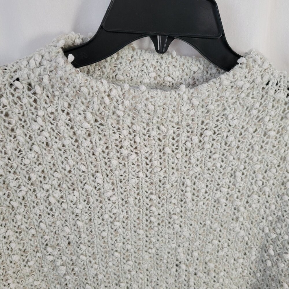 John Jenn Anthropologie Sweater Popcorn Large Artisanal Pullover Boucle Knit EUC - Picture 8 of 11